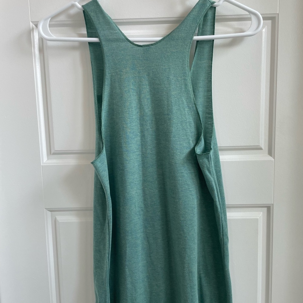 Tri Evergreen & Tri Lemon American Apparel Tri-Blend Sleeveless Racerback Tank - Picture 7 of 12